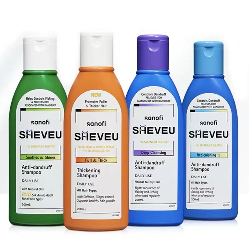 【Selsunแชมพูชนิดเดียวกัน】  SHEVEU Selenium Sulfide Sheveu Full & Thick /Soothes & Shines /Deep Clean