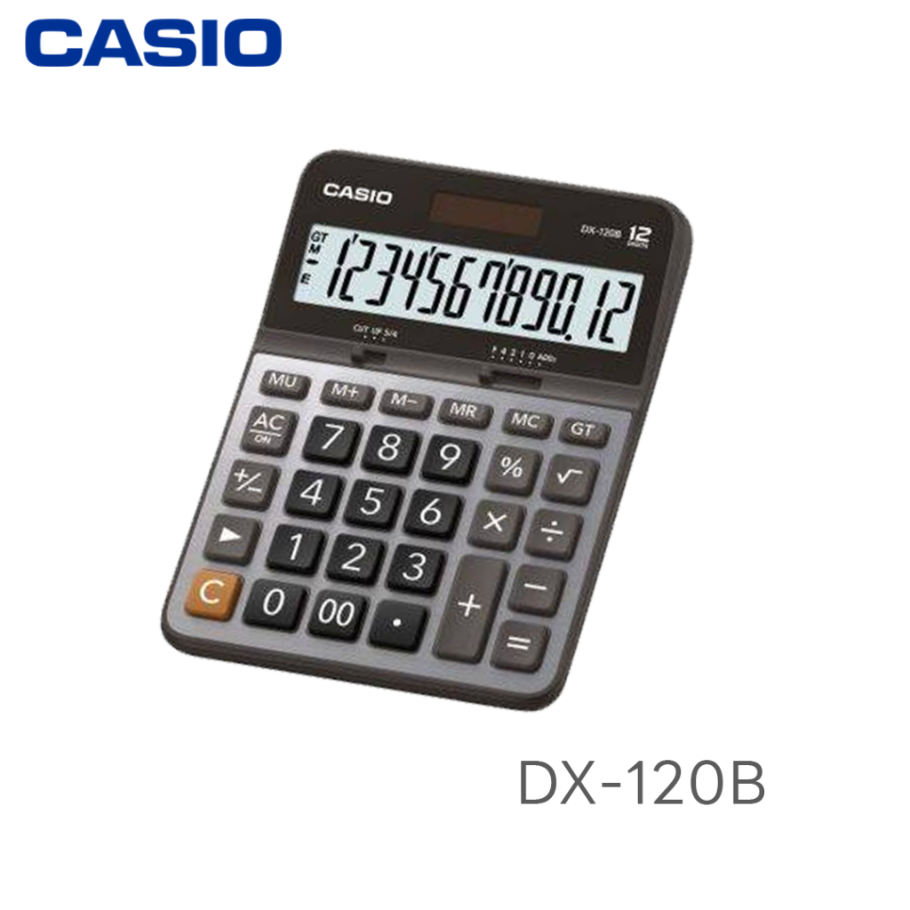 เครื่องคิดเลข Casio รุ่น DX-120B (ของแท้-ประกัน CMG 2ปี) ออกใบกำกับภาษีได้
