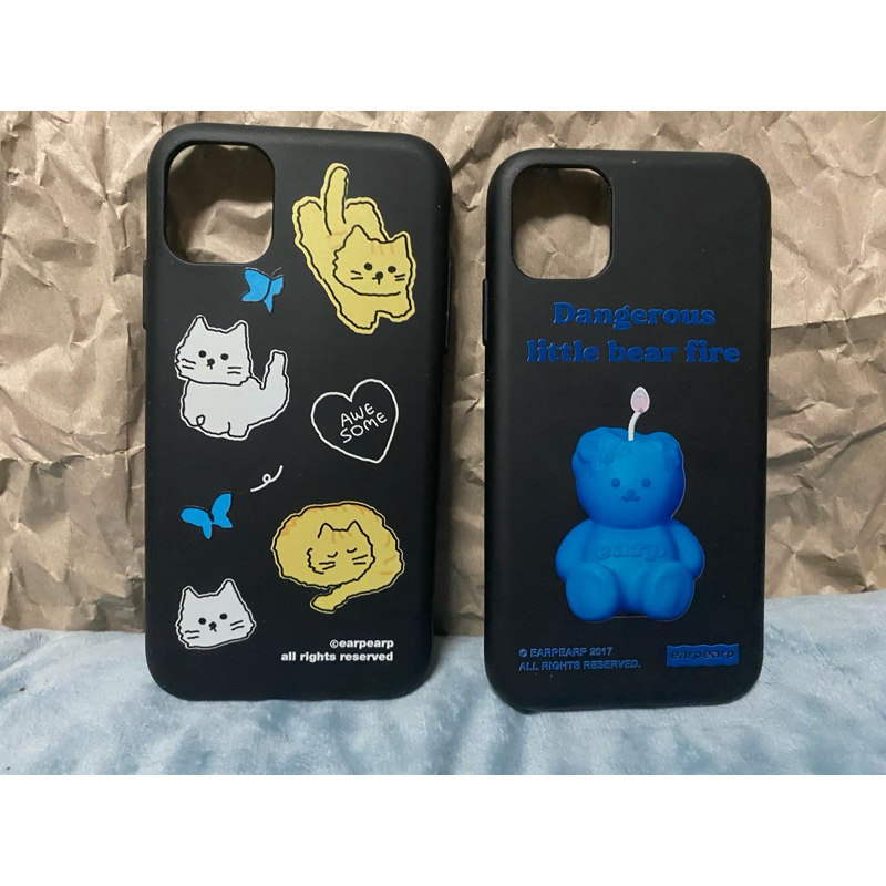 เคส Earpearp เคสไอโฟน 11 ลายแมวแบบชานยอง ในมัธยมซอบบี้ เคยเคยใช้ หมีฟ้าแบบแฮชาน nct เคยใช้ มือ 2 ✨🫶🏻