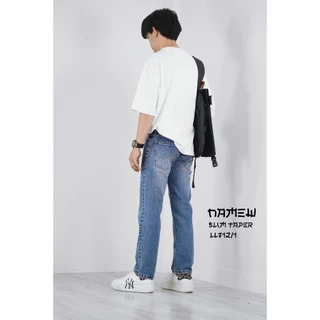 NAMEW Slim Taper Jeans กางเกงยีนส์ทรงสลิมพอดีข้อเท้า