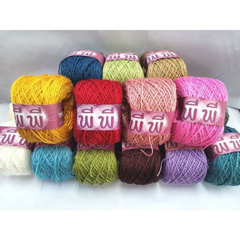 ด้ายถัก ไหมอินโดซิลค์ (Indo silk) พีพี 100 กรัม