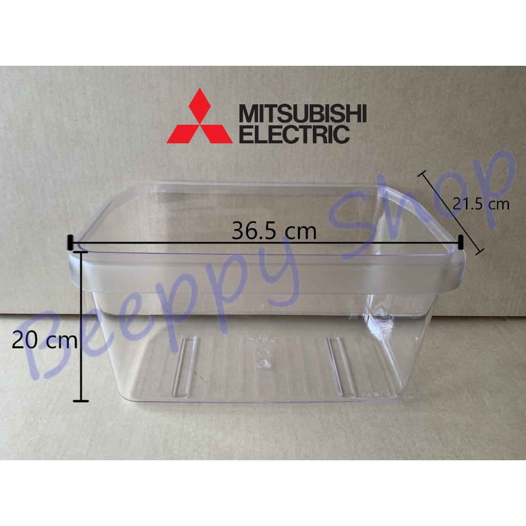 กล่องใส่ผักในตู้เย็น กล่องผัก กล่องแช่ผัก ตู้เย็น Mitsubishi มิตซูบิชิ รุ่น MR-F14/F15/F16/F17 ของแท