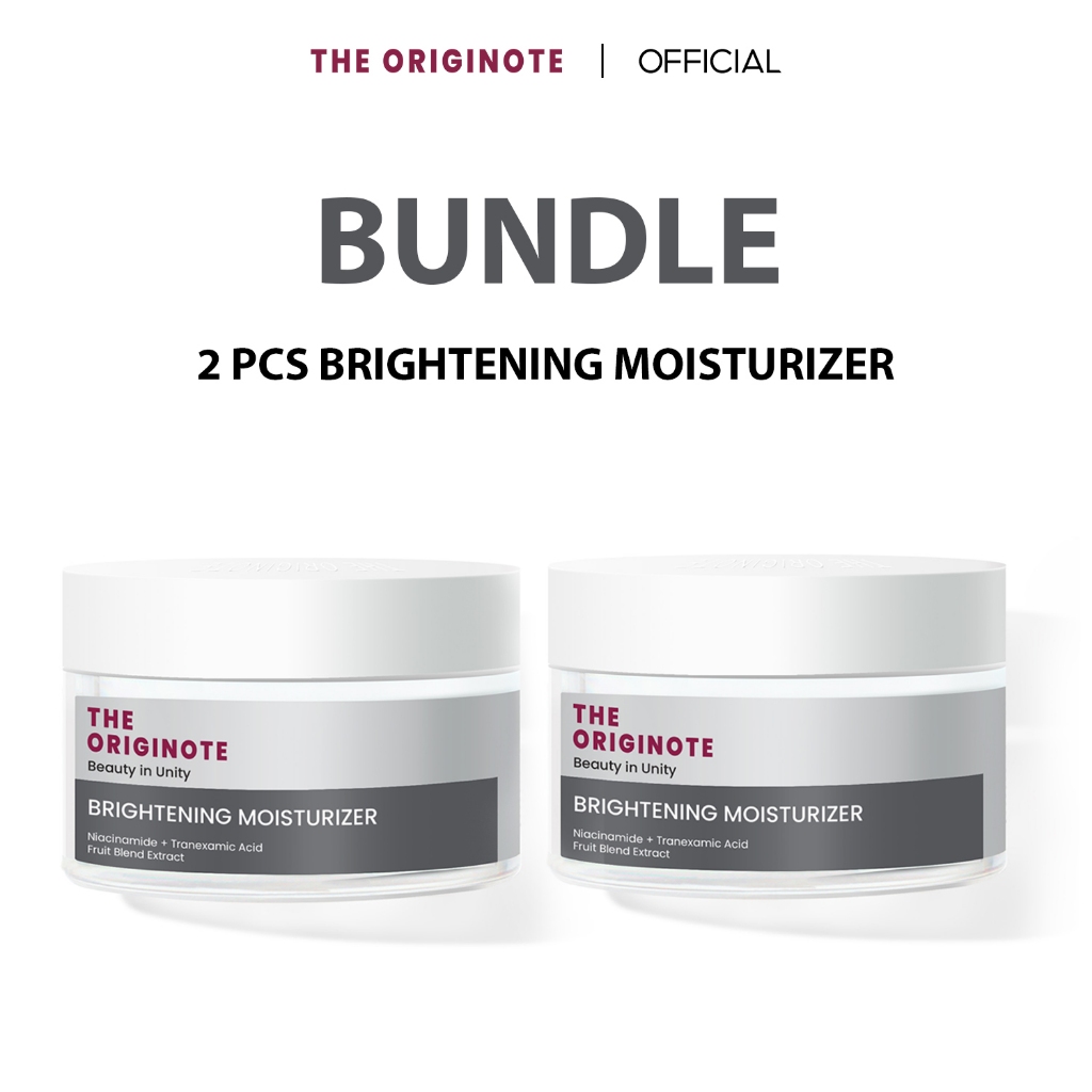 [แพ็คคู่] The Originote Brightening Moisurizer 50 ml มอยเจอร์ไรเซอร์ ไบรท์เทรนนิ่ง