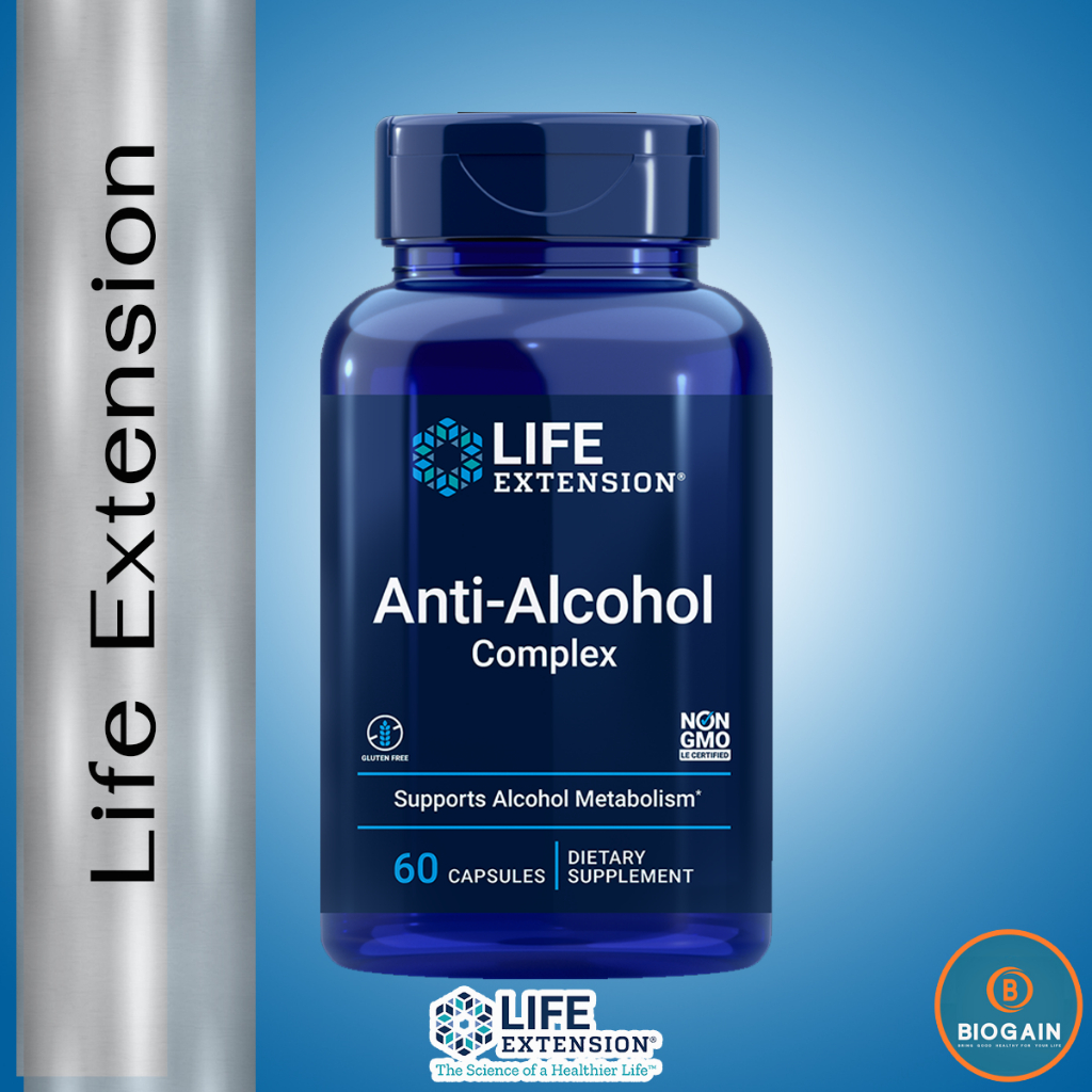 Life Extension Anti-Alcohol Complex / 60 Capsules