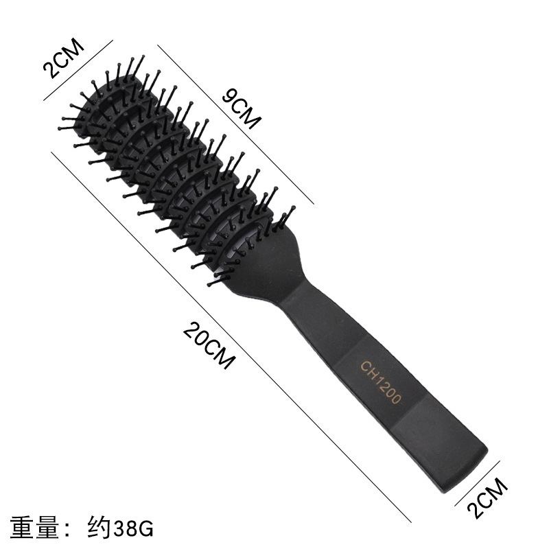 (ส่งจากไทย) หวีเซ็ตผม หวีเปียก หวีสำหรับช่างตัดผม สีดำCH1200และสีขาว2046B สำหรับร้านตัดผม
