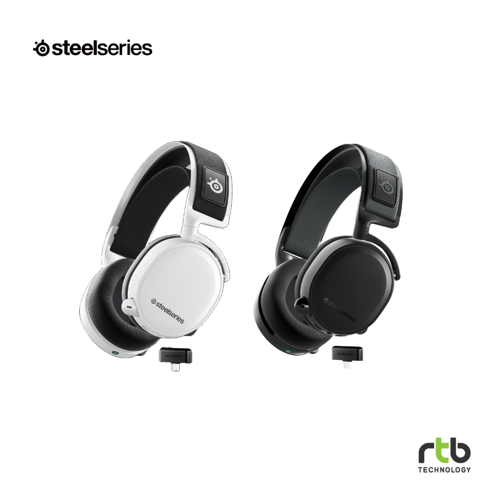 SteelSeries Arctis 7+ หูฟังเกมมิ่งไร้สาย Lossless Wireless Gaming Headset