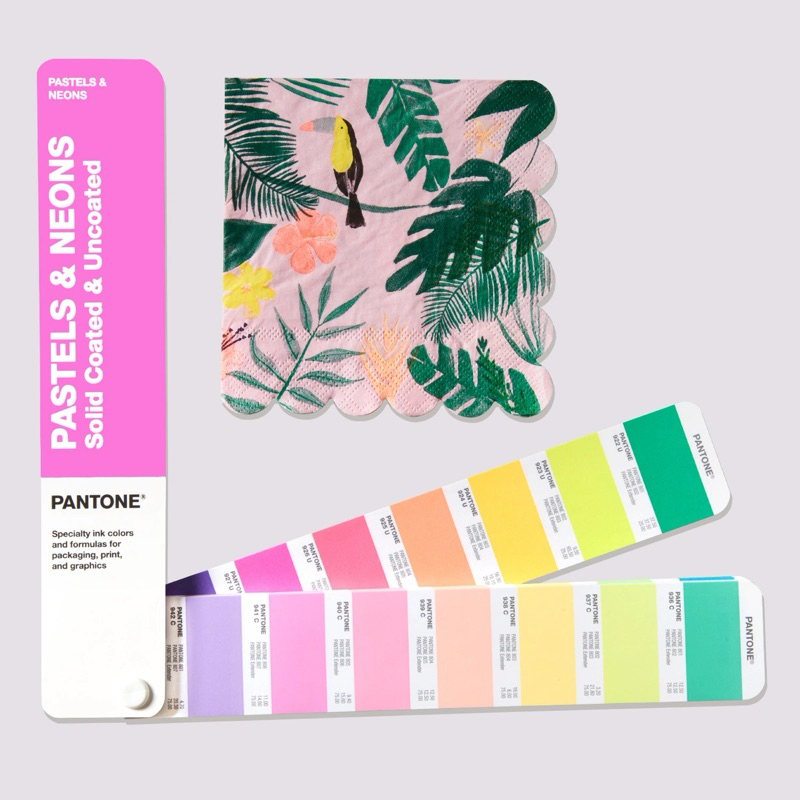 PANTONE PASTELS&amp;NEONS Solid Coated&amp;Uncoated รุ่น GG1504A พาสเทล/นีออน 1 เล่ม