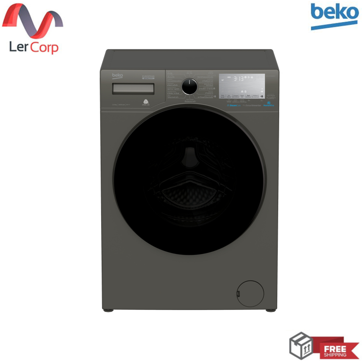 (beko)  เครื่องซักผ้าฝาหน้า (10 กก., 1400 รอบต่อนาที) WCV10749XMST