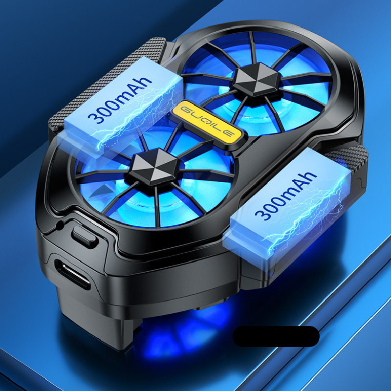 FS01 พัดลมระบายความร้อนมือถือ (มี 2 รุ่น) มีแบตในตัว Cooler Cooling พัดลมระบายความร้อนตอนเล่นเกมส์ พัดลมมือถือ Fan