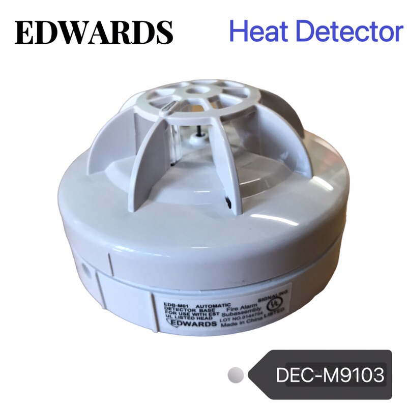 Heat detector EDC-M9103 (ตรวจจับความร้อน) ยี่ห้อ EDWARDS  อุณหภูมิ 135F / 57C