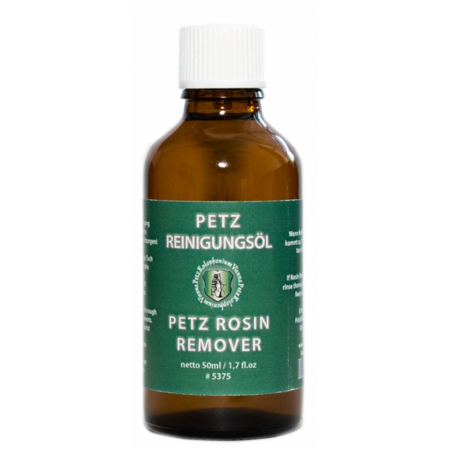 น้ำยาขจัดคราบยางสนบนเครื่องดนตรี Petz Rosin Remover
