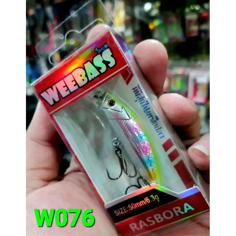 เหยื่อปลอม Sinkking Weebass Rasbora ขนาด 50mm/6.3g.