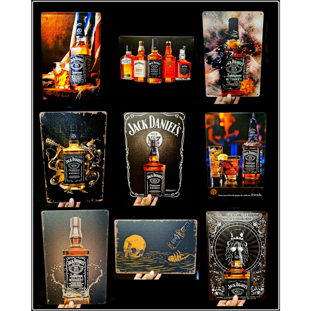 🍻พร้อมส่ง🍻ป้ายสังกะสี (20x30 cm.)  ป้ายวินเทจ ตกแต่งผนัง (ออกบิล VAT ได้)