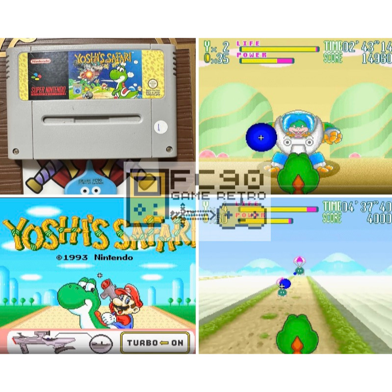 ตลับเกม Yoshi's Safari [SFC] ตลับมือสอง สำหรับนักสะสมเกมเก่ายุค90 ซุปเปอร์ฟามิคอม Super Famicom