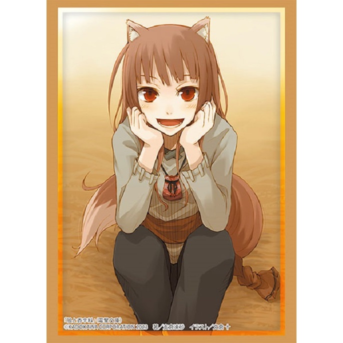 Bushiroad Sleeve Collection HG Vol.4116 Dengeki Bunko Spice and Wolf Holo Part.2 (75 Sleeve)