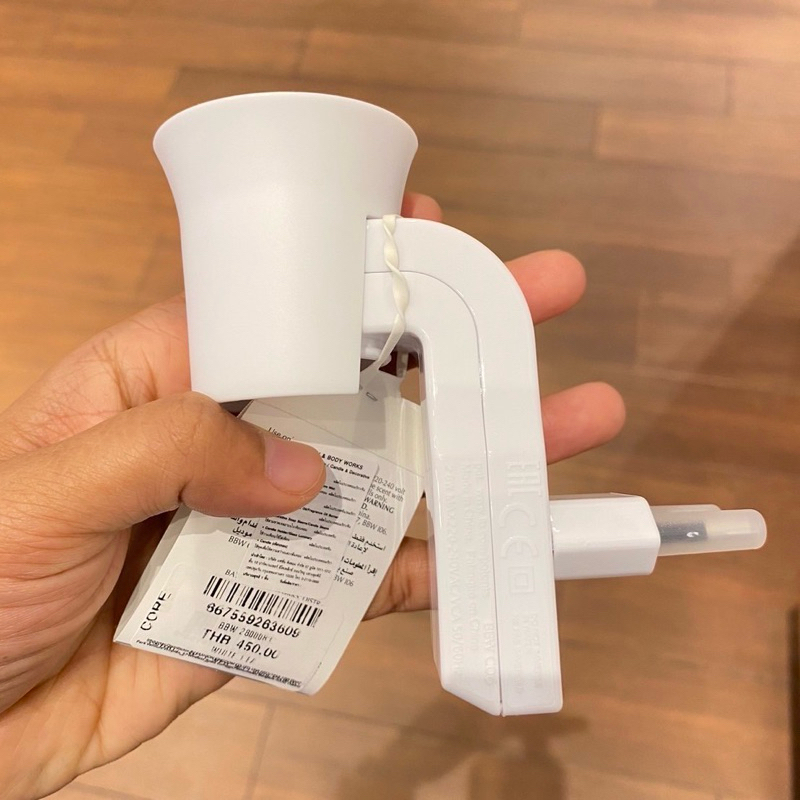 Bath&BodyWorks White Flare Wallflowers Fragrance Plug ไวท์แฟลร์ สีขาวด้าน ปลั๊กน้ำหอม