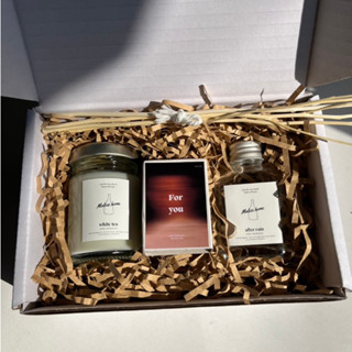 G35(ML2)ของขวัญเทียนหอม 60 ml ฝาเงิน ไม้หอมกระจายกลิ่น 30 ml…