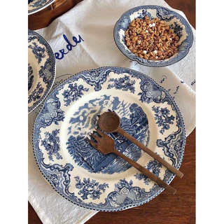 พร้อมส่ง!! จานเซรามิค Johnson Brothers The Old Britain Castles Blue 💫 สวยเลอค่าในราคาที่จับต้องได้