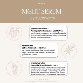{พร้อมส่ง}สั่งในไลฟ์ 99บาท เซรั่มลดสิว เซรั่มเลอโฉม Day and Night Pro Acneมีของแถม(เลอโฉมสูตรใหม่)