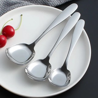 ช้อนสแตนเลสทรงสี่เหลี่ยมหนา 304 คุณภาพสูง