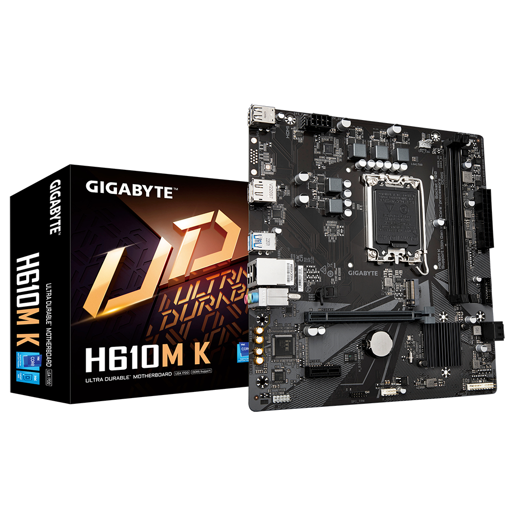 GIGABYTE  H610M K V2 DDR5  LGA1700  mATX