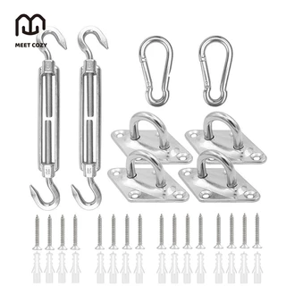 MEET COZY M6ชุดอุปกรณ์เสริมผ้าบังแดด Shade Sail Hardware สเตนเลส 304 # 1 FM6