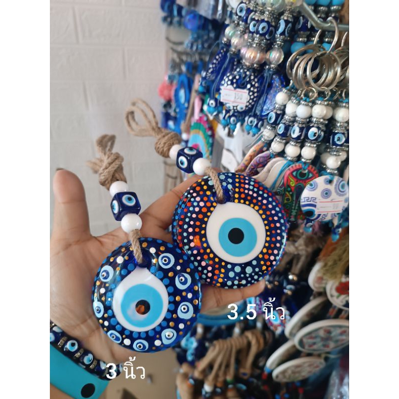 ที่แขวน Evil Eye งานเพ้นท์มือสีสันสดใส