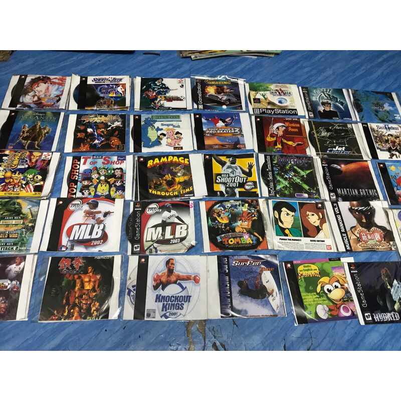 PS1,เกมส์ (12) แผ่นปั๊มรุ่นเก่า หายาก แผ่นมือ 1 สภาพใส