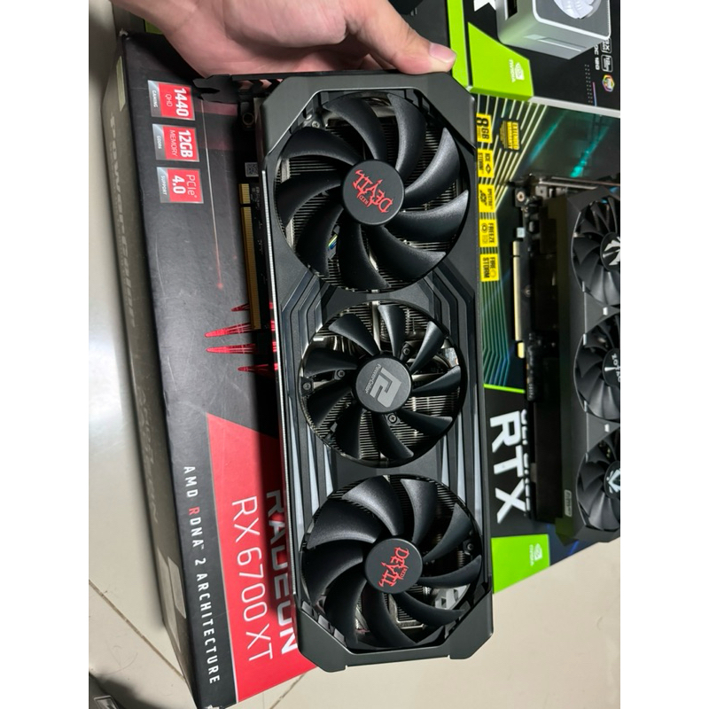 Power color Reddevill  RX6700xt มือสองประกันไทย