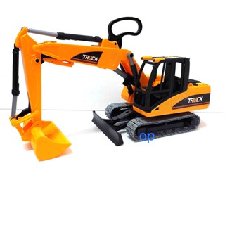 รถแม็คโคร รถของเล่น ล้อตะขาบ หมุนได้ จริงๆ คันใหญ่ ตรงปก รถแ…