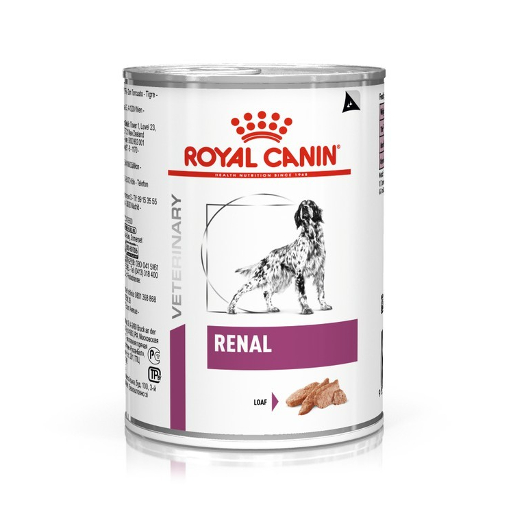 Royal Canin Canine Renal โรยัล คานิน อาหารสุนัขสูตรโรคไต จำนวน 1 กระป๋อง