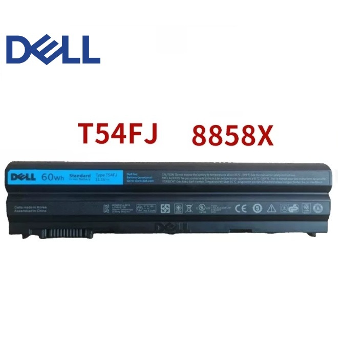 💯N3X1D T54FJ M5Y0X แล็ปท็อปแบตเตอรี่ Dell Latitude E5420 E5430 E5520 E5530 E6420 E6520 E6430 E6440 E