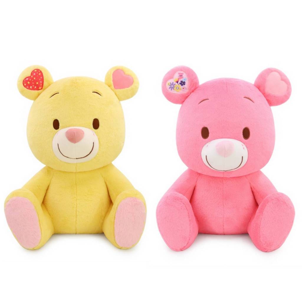 Ocean toys ลิขสิทธิ์แท้ ตุ๊กตา Bear Tommy : Better Yellow / Rosy Pink (ขนาด 20 นิ้ว)