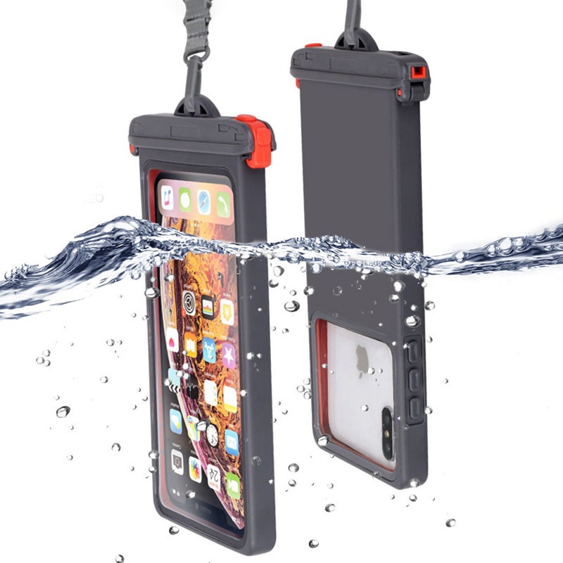 【กันน้ำ】ซองกันน้ำ กันกระแทก มือถือ สําหรับ mobile phone มาตรฐาน IPX8 พร้อมสายคล้องคอ 6.9 นิ้ว Waterp