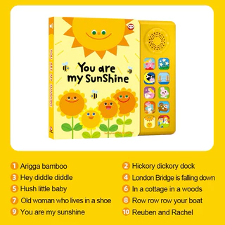 หนังสือเพลงภาษาอังกฤษ มาพร้อมปุ่มกดและเพลง
