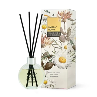 BONSOIR HOME | ก้านไม้หอม SMALLROOM DIFFUSER กลิ่น CHAMOMILE & HONEYSUCKLE 60 ML น้ำหอมปรับอากาศ น้ำหอมห้อง ไม้หอม