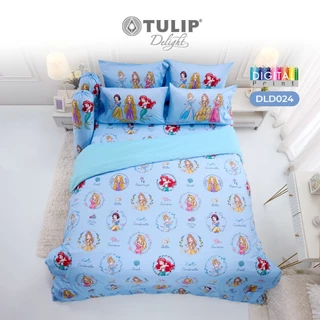 TULIP Delight เจ้าหญิง Princess พิมพ์ดิจิตอล DLD024 ลิขสิทธิ์แท้ดิสนีย์ Disney ชุดผ้าปูที่นอน ผ้าห่มนวม