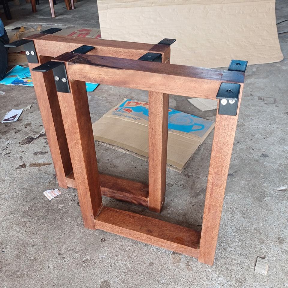 DIY ขาโต๊ะไม้สะเดา สำหรับทำโต๊ะ ทำม้านั่ง