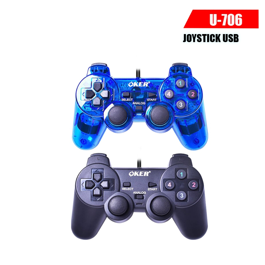 OKER U-706 Gaming Joy Controller จอยเกมมิ่ง สำหรับคอมพิวเตอร์