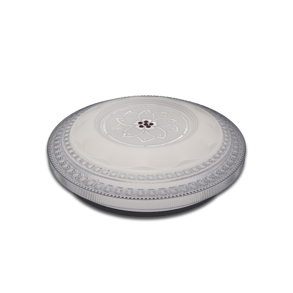 HIET โคมซาลาเปา โคมไฟเพดาน 25W สามแสง แสงขาว แสงคูล แสงวอร์ม ควบคุมด้วยรีโมทคอนโทรล ลาย3504 - รูปที่ 2