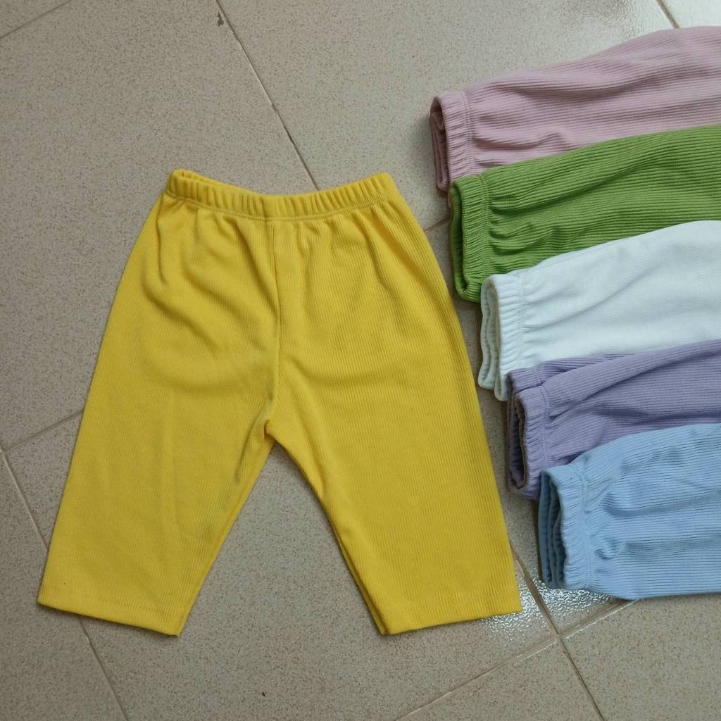 Littlep(B33)-กางเกง 5 ส่วน(สีพื้น)-สำหรับเด็กผู้หญิงและเด็กผู้ชาย ไซส์ S-2XL