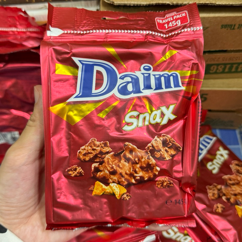 Daim Snax ขนมช็อกโกแลต 145 กรัม จากสวีเดน