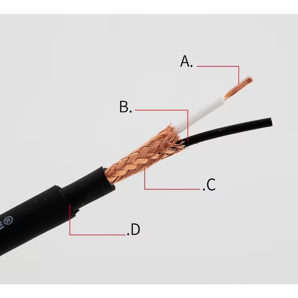 สายสัญญาณTRSเป็นXLRตัวผู้ออก6.35mmสายเชื่อมต่อสัญญาณTRSเป็นXLR สายยาว1M ตัวผู้สายไมค์ชุบทองชีลด์สองชั้นสำหรับไมโครโฟน