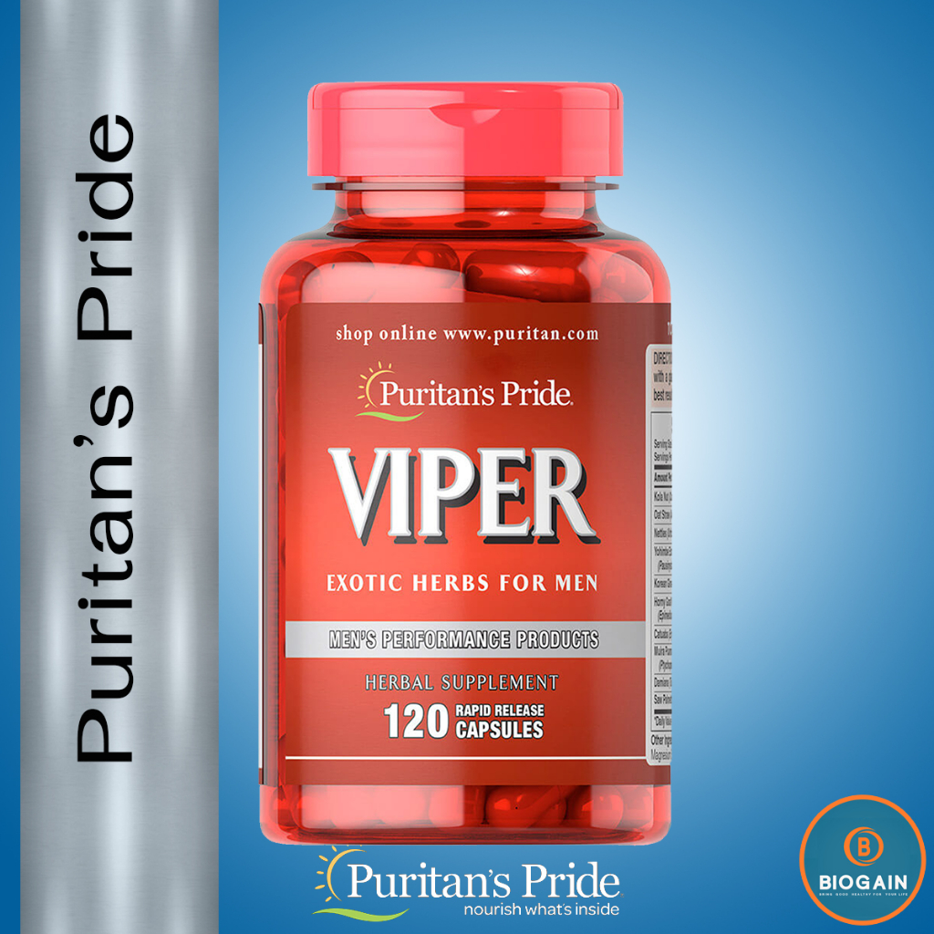 Puritan's Pride Viper / 120 Rapid Release Capsules
