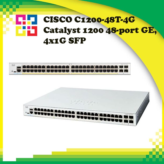 CISCO C1200-48T-4G Catalyst 1200 48-port GE, 4x1G SFP