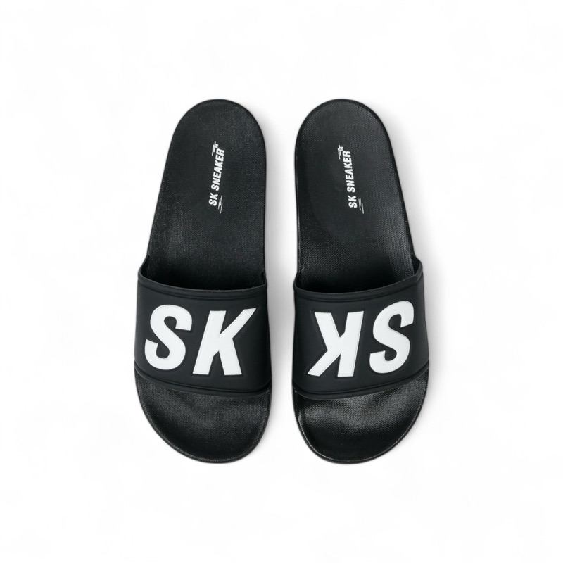 SK SNEAKER BASIC LOGO SANDALS BLACK
