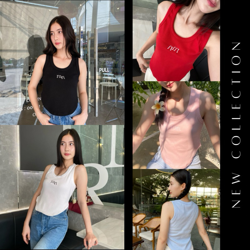 MN01 Tank Top เสื้อกล้าม ผ้าร่อง เก็บทรงดี