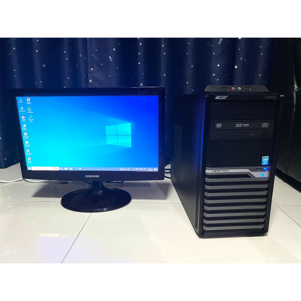 คอมชุด I5 Gen4 พร้อมจอ เล่นเกมเบาๆได้