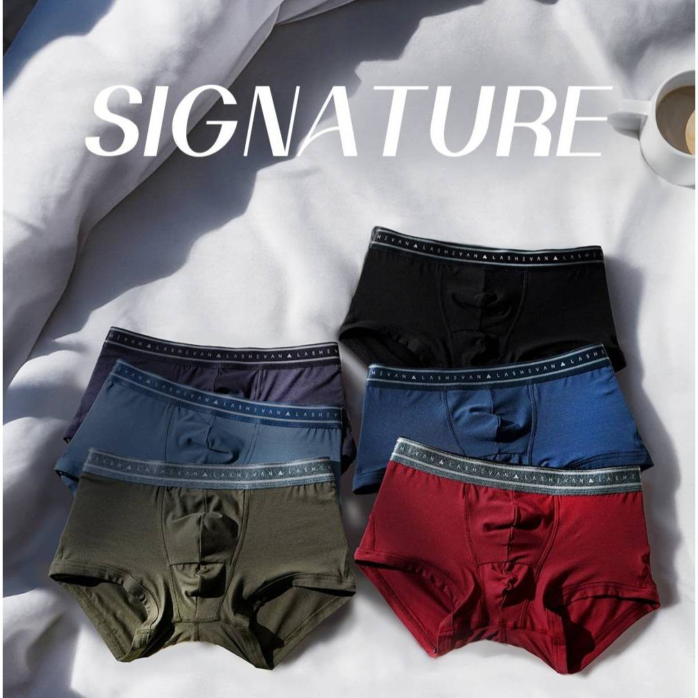 LASHEVAN กางเกงชั้นในชาย รุ่น Signature - แพ็ค 3 ชิ้น