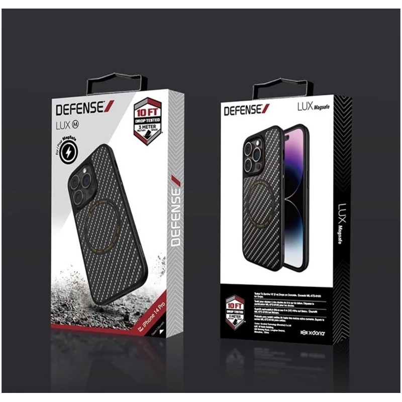ของแท้?% X-Doria Defense LUX With Magnetic Kevlar Case For iphone15  15pro  15promax